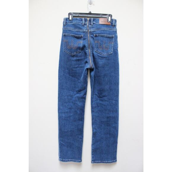 Fashion Brand Company Easy Access Boob Zipper High Rise Jeans Size Small - Picture 2 of 8